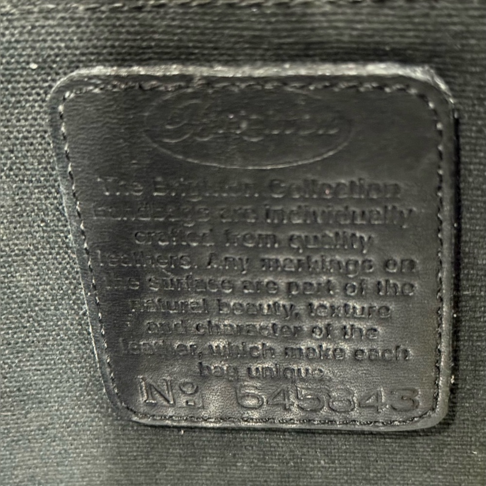 Brighton Black Alligator-Embossed Women's Bag Purse - Picture 6 of 12